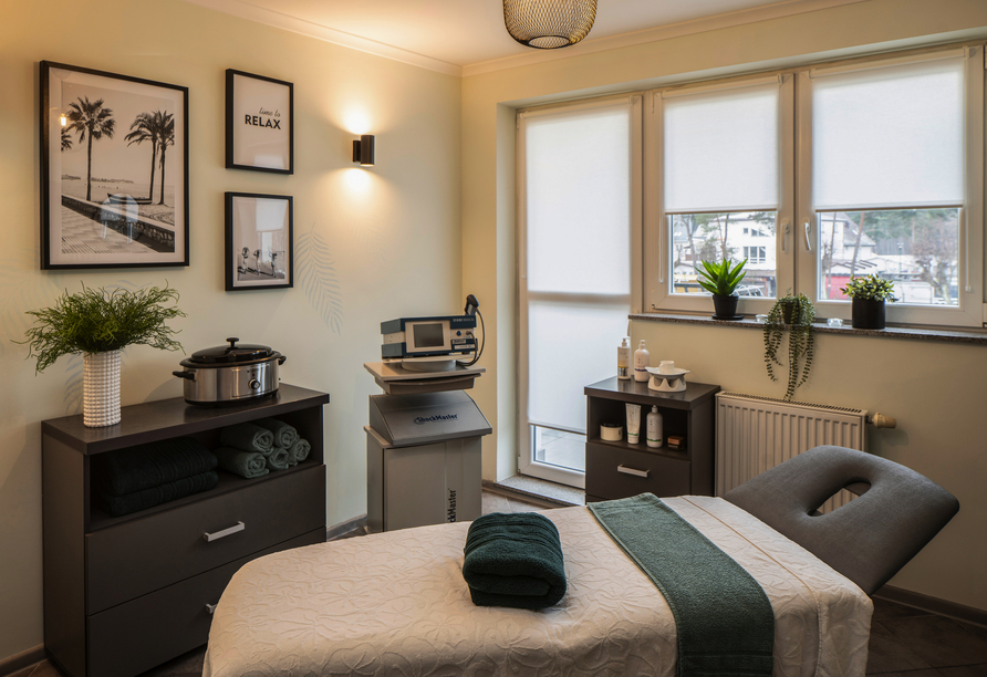 Wohltuende Wellnessanwendungen und erholsame Auszeiten.