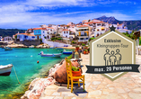 Ihr Urlaubsort Kokkari begeistert mit seinem hübschen Hafen und typisch griechischem Flair.