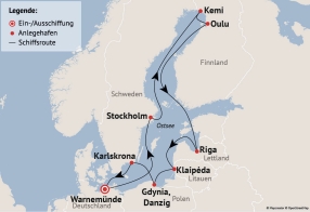 Ihre Reiseroute