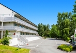 Außenansicht des Beispielhotels Hôtel Restaurant Campanile Fougères