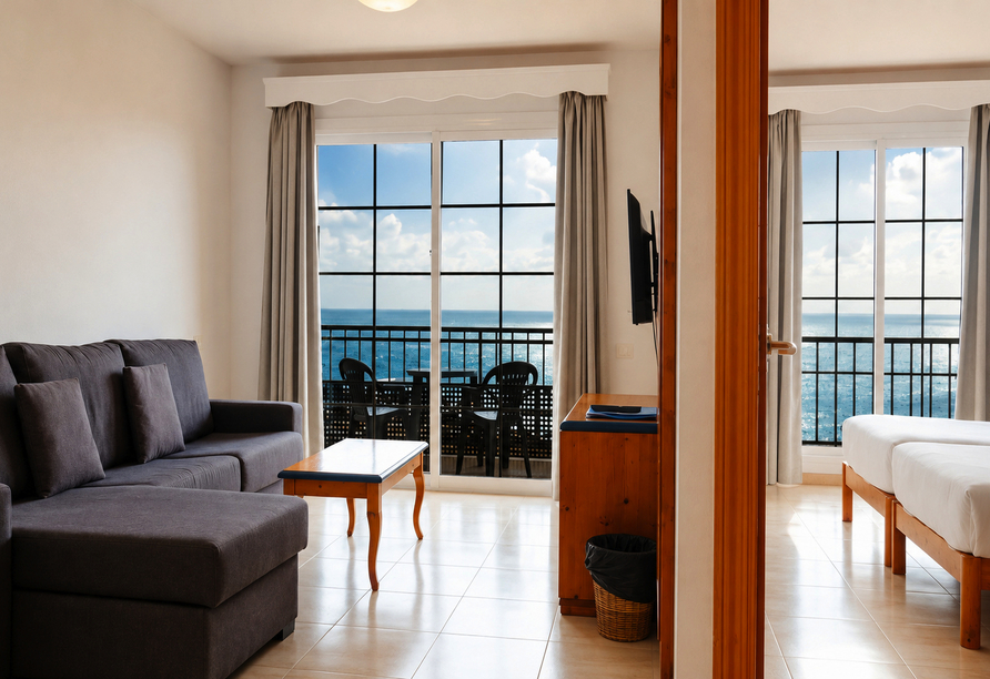 Beispiel eines Appartements Meerblick