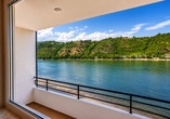 Beispielbild eines Doppelzimmers Rheinblick mit Balkon
