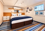Beispiel einer Innenkabine an Bord der Mein Schiff 3 | KI bearbeitet