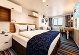 Beispiel einer Außenkabine an Bord der Mein Schiff 3 | KI bearbeitet