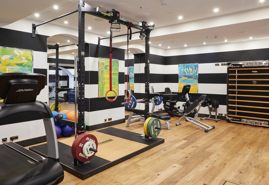 Fitnessraum im Living Hotel De Medici
