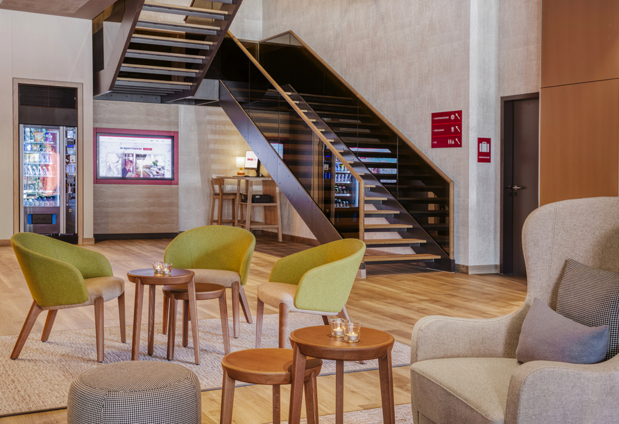 Lobby im IntercityHotel Hamburg-Barmbek