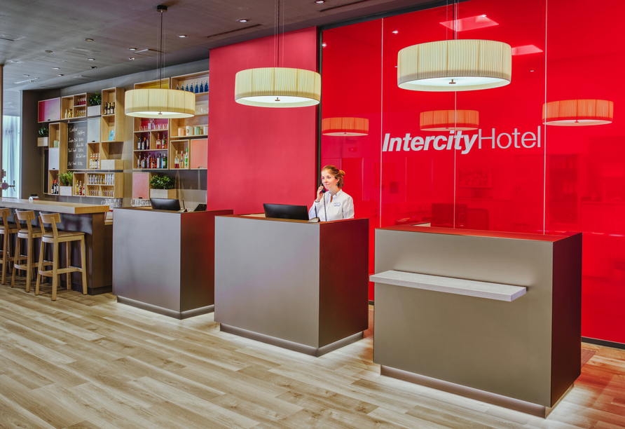 Lobby im IntercityHotel Hamburg-Barmbek