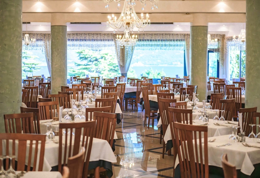Im Restaurant erwarten Sie genussvolle Momente in angenehmer Atmosphäre.