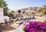 Der Stadtteil Plaka in Athen ist einer der ältesten Stadtteile Athens am Fuß der Akropolis.