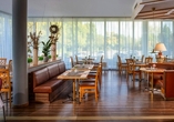 Im Restaurant erwarten Sie genussvolle Momente in angenehmer Atmosphäre.