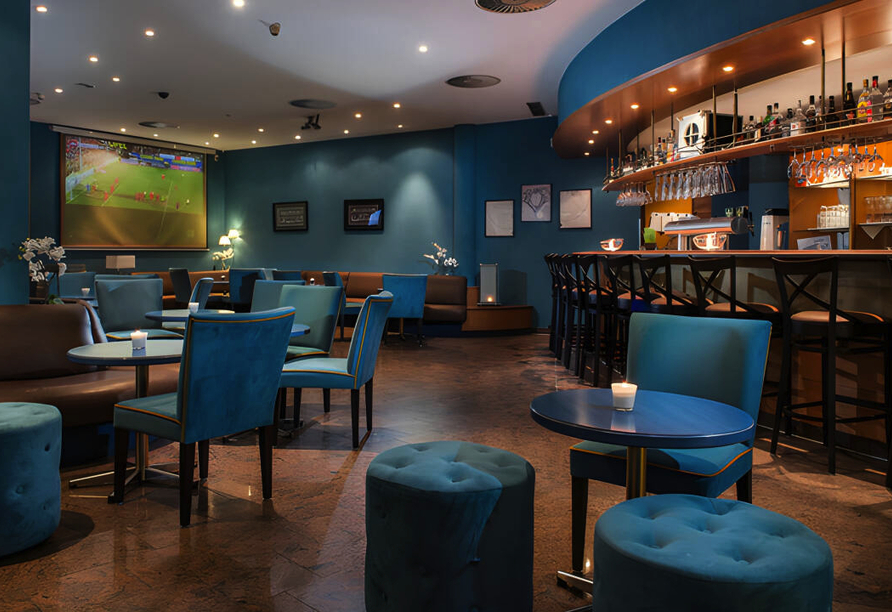 An der Hotelbar können Sie den Tag bei einem erfrischenden Getränk gemütlich ausklingen lassen.