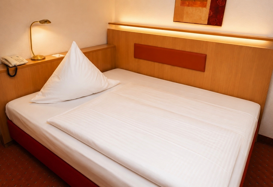 Beispielbild eines Einzelzimmers – Hotel Seltenbacher Hof | KI bearbeitet