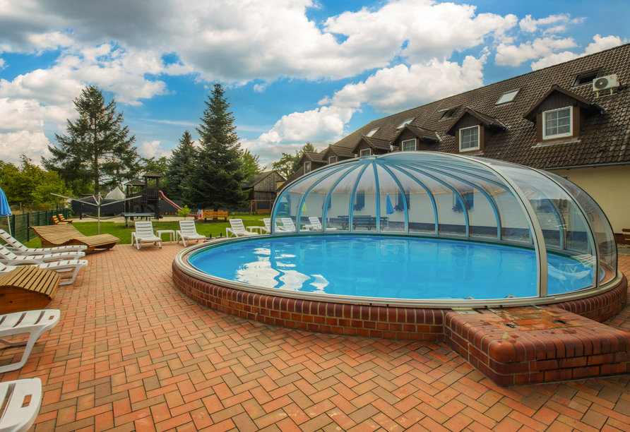 Der Hotelpool - genau richtig an heißen Sommertagen!
