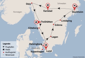 Reisezielkarte