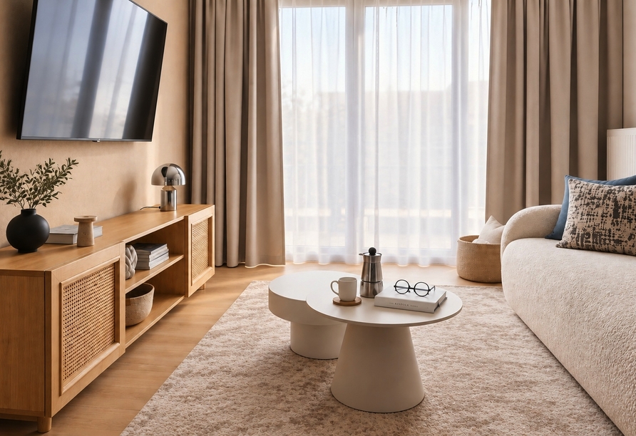 Beispielbild eines Deluxe Appartments | KI bearbeitet