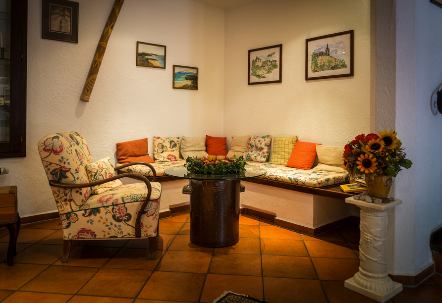 Lounge im Landhotel Kains Hof