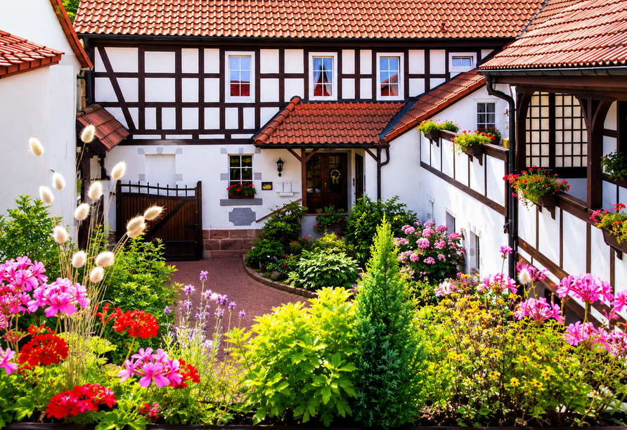 Herzlich willkommen im traditionellen Landhotel Kains Hof. | KI bearbeitet