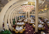 Im Restaurant an Bord der Koningsdam erwarten Sie kulinarische Highlights.