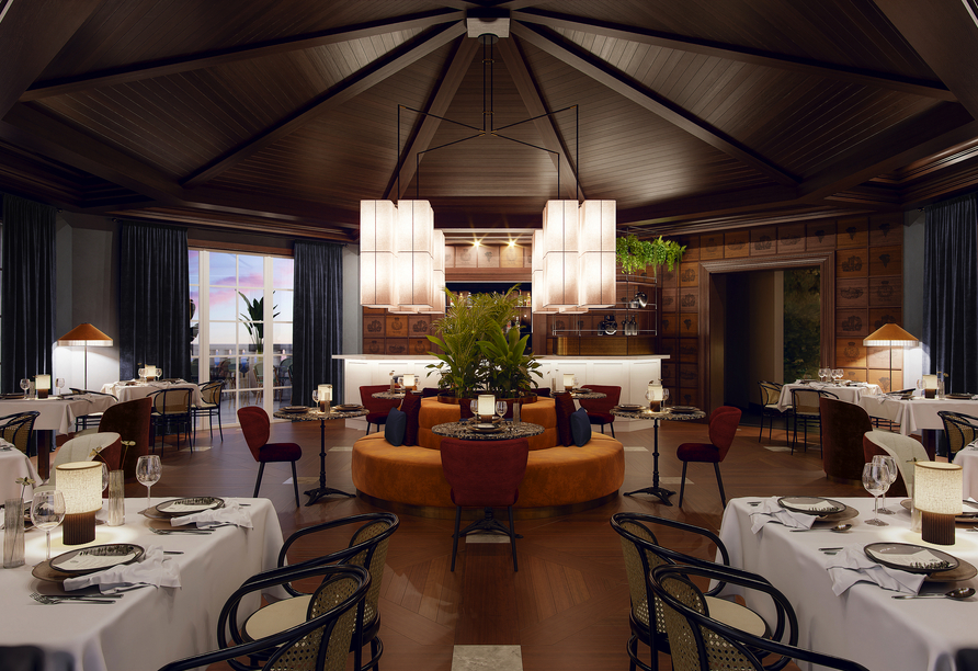 Die Nouvelle Brasserie befindet sich in einem historischen Leuchtturm und bietet einen Blick aufs Meer sowie leckere französische Gerichte.