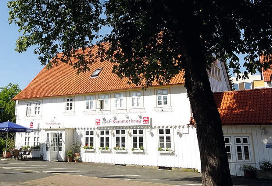 Das Gästehaus Kammerkrug empfängt Sie in angenehmer Atmosphäre und idyllischer Umgebung.