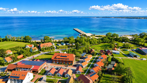 Blick über das Alcor Hotel Feriendorf an der Ostsee