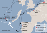 Ihre Reiseroute