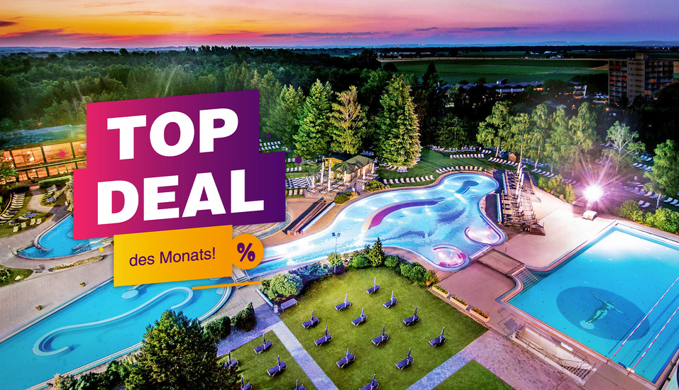 Freuen Sie sich auf die beliebte Johannesbad Therme Bad Füssing!