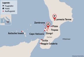 Reisezielkarte