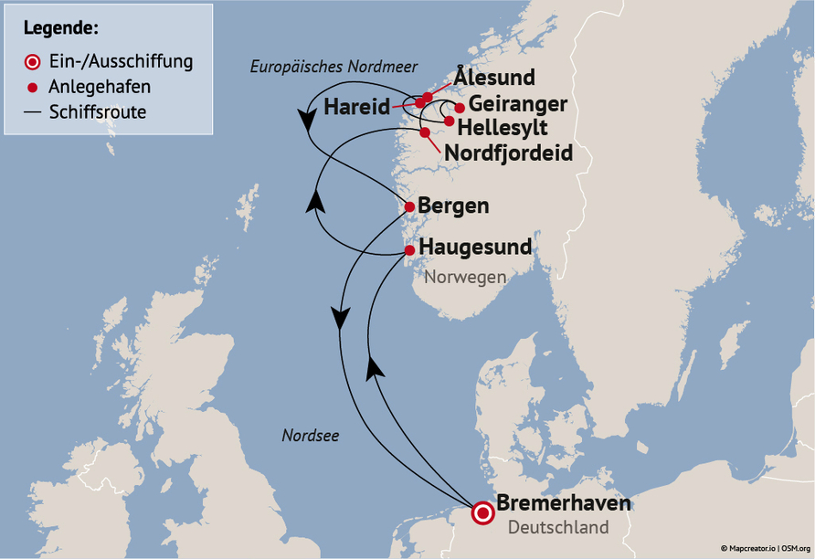 Ihre Reiseroute am 08.09.27