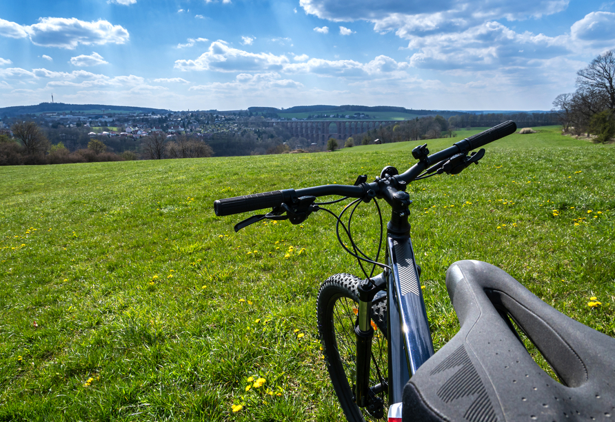 Erkunden Sie das Vogtland rund um Plauen auf abwechslungsreichen Radtouren.