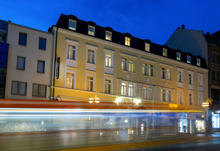 Mitten in Plauen begrüßt Sie das Hotel Alexandra in zentraler Lage.