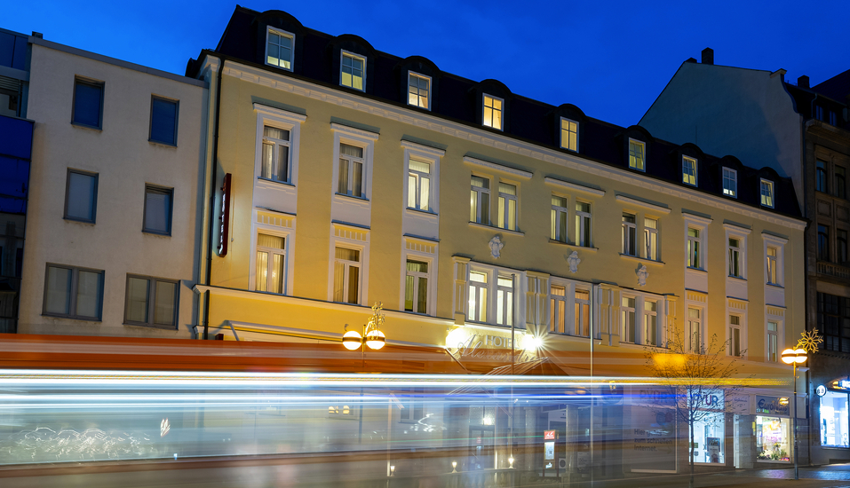 Mitten in Plauen begrüßt Sie das Hotel Alexandra in zentraler Lage.