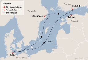 Ihre Reiseroute