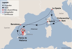 Ihre Reiseroute