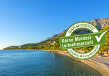 Zwischen dem türkisblauen Meer und dem mächtigen Biokovo-Gebirge zeigt sich Dalmatien von seiner schönsten Seite.