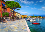 Malerische Seeblicke und italienisches Lebensgefühl prägen Maderno.