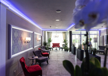 Der Eingangsbereich des Hotels