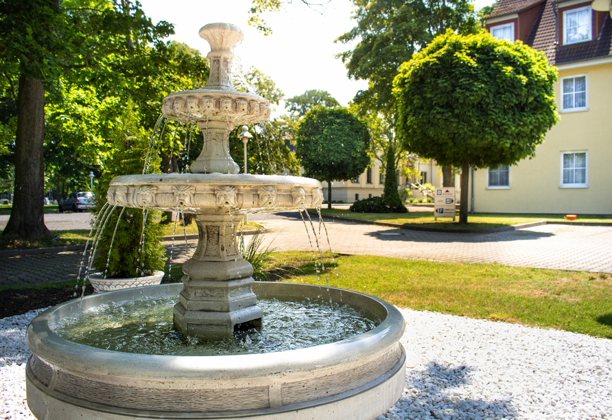 Der Park bietet viele wunderschöne Ecken.