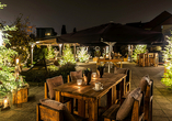 Das Winter Wonderland im Hotel verzaubert mit einer stimmungsvollen Winterkulisse.