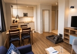 Beispielbild eines Appartements Typ 1 | KI bearbeitet