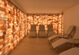 Entspannen Sie im Wellnessbereich des Hotels.