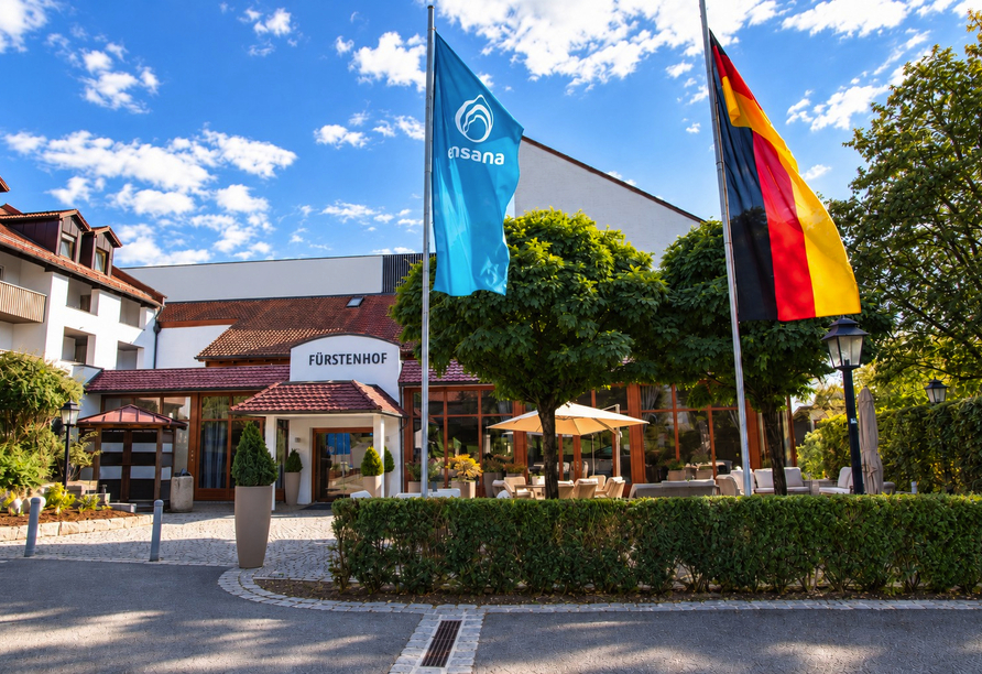 Außenansicht des Ensana Hotels Fürstenhof