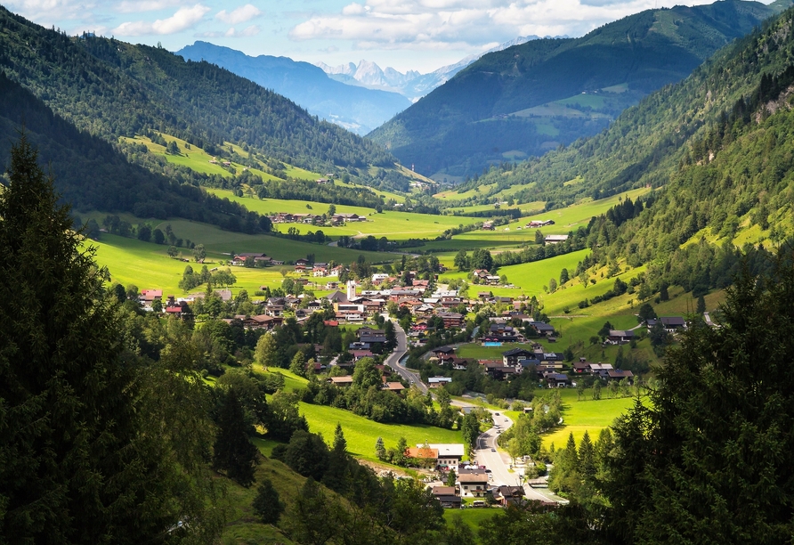 Blick über die Umgebung von Fusch