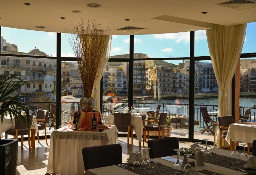 Kommen Sie in den Genuss der leckeren Gerichte im Restaurant des Hotels Calypso.