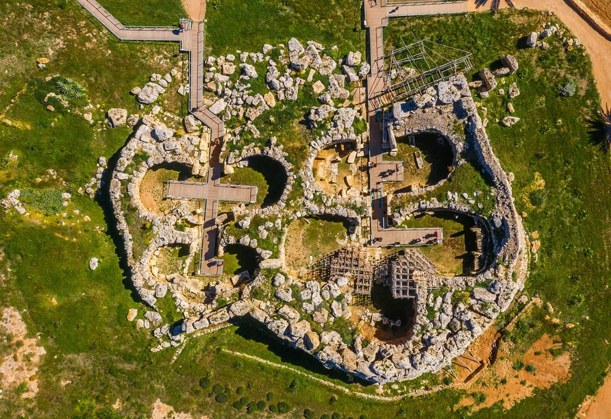 Der Ggantija-Tempel steht auch auf Ihrem Programm.