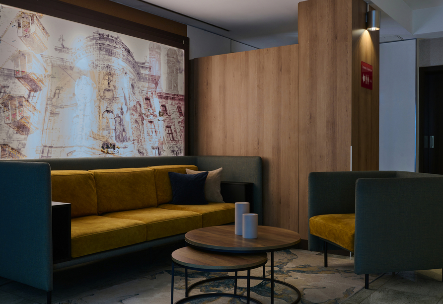 Lobby vom Leonardo Hotel & Residenz München