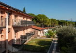 Das Hotel verbindet mediterranes Ambiente mit einer reizvollen Umgebung.