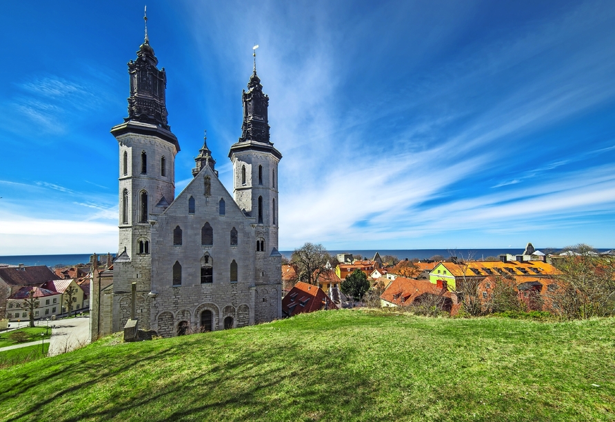 Markante Domkirche zu Visby