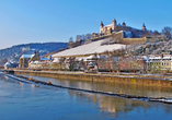 Wie wäre es mit einem Ausflug nach Würzburg und zur schönen Festung Marienberg?