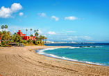 Am Strand Ihres Urlaubsortes Benalmádena können Sie wunderbar die Sonne genießen.